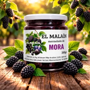 Tarro de mermelada de Mora de Finca El Malaín
